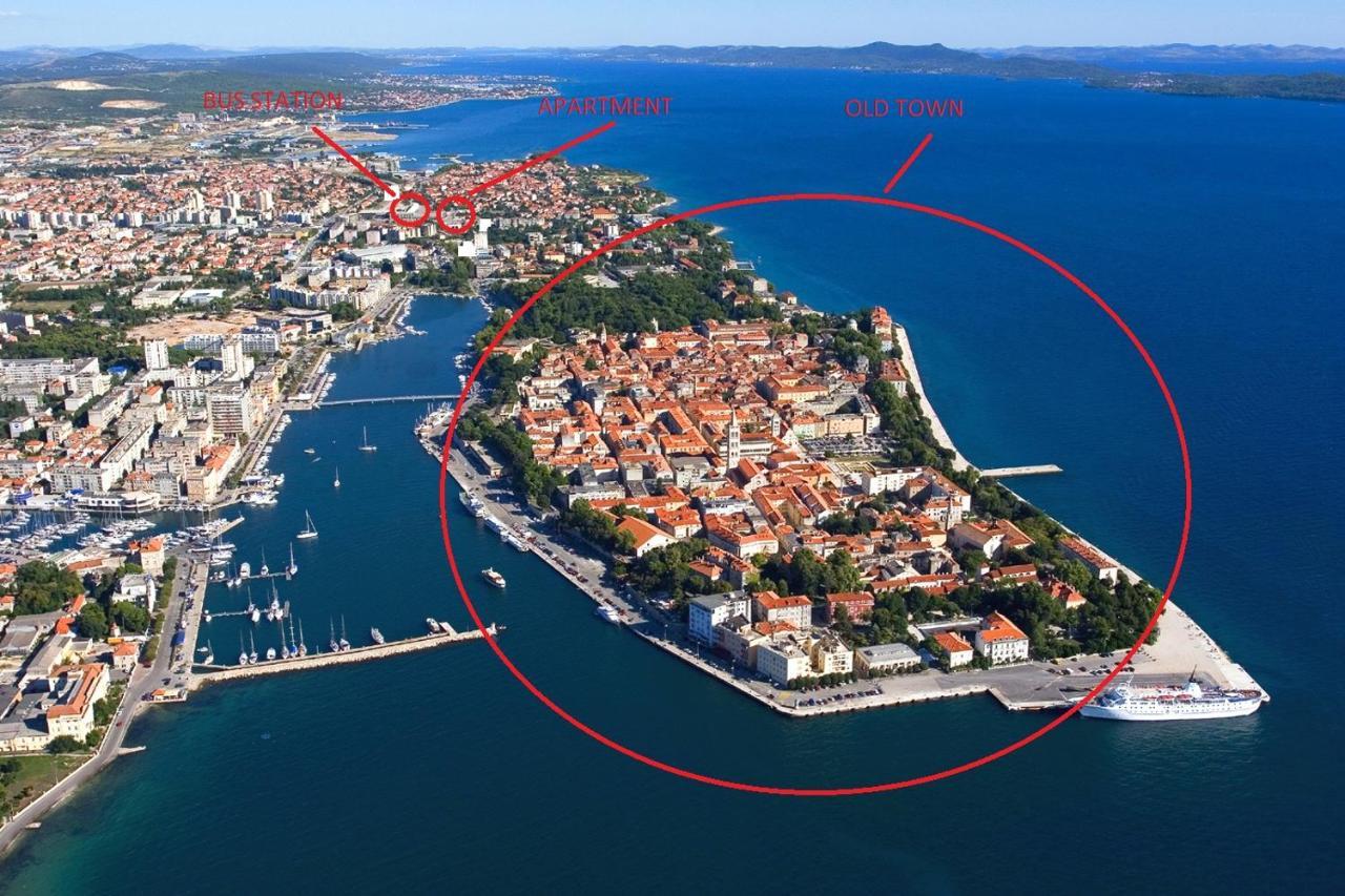 Apartment Near Center,Beach,Bus +Free Parking Zadar Ngoại thất bức ảnh